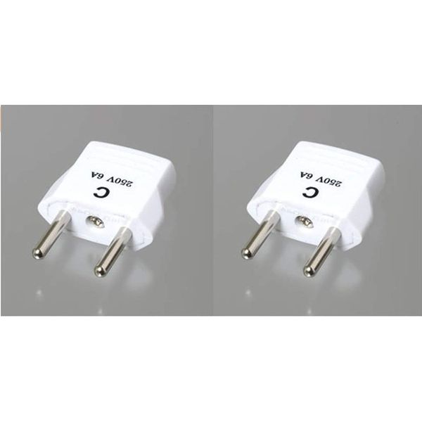 [Set of 2] Overseas Power Plug C Type