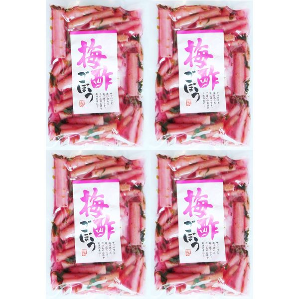 Kamioki Sangyo Plum Vinegar Burdock, 2.8 oz (80 g) x 4 Bags