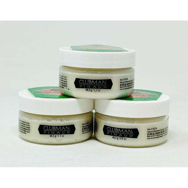 3X Clubman Pinaud Molding Paste Size 1.7oz (48.2 g)