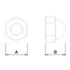 BP Unichrome Bag Nuts, M4, 20 Pack
