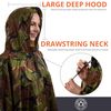 Arcturus Lightweight Ripstop Nylon Poncho with Adjustable Hood (Camo)