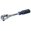 AB Tools 1/2in Drive Straight Headed Ratchet 90 Teeth Quick Release with Rubber Grip