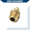 Hihaha 1/8 Inch Thread Brass Straight Grease Nipple Fitting for Car/16pcs