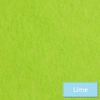 Craft Felt, 10 Pack, Lime Green,23 x 30cm