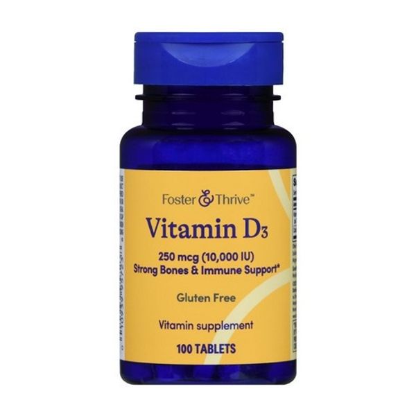 Vitamin D3 100 Tabs 250 Mcg by Foster And Thrive