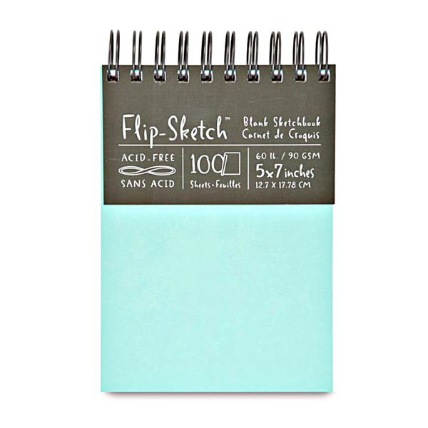 Flip-Sketch Book, 5"X7" Portrait Pool, 100 sheets