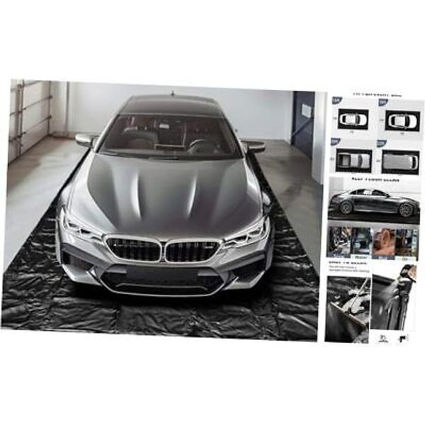 Garage Floor Mat, (7'9" x 16") Under Car Waterproof Containment Mat, 7'9‘’*16'