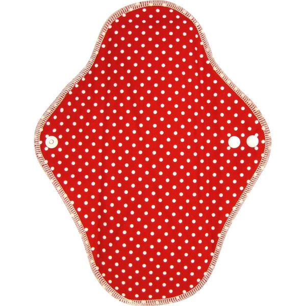 Jishi Shiosha Cloth Napkin, Day Use (Polka Dots/Red)