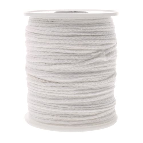 Candle Wicks 100% Natural Cotton, Roll 200 Feet Twine String Spools Braid Candle Non-Smoke Candles Wicks for Candle Making Accessories DIY(1 Roll 200Feet Cotton Wire) Mother' Day+Easter Decor or Gifts