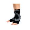 Compressa Compression Socks for Women & Men - Ankle Compression Sleeve with Premium Non-Slip Support Joint Pain, Muscle Recovery, Arthritis Relief, Injury Recovery, & More (1 Pair - Open Toe)