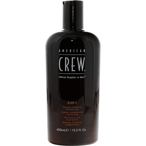 American Crew: 3-in-1 Shampoo, Conditioner & Body Wash, 15.2 oz by AMERICAN CREW