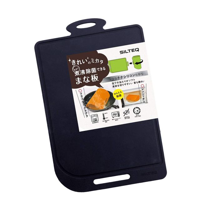 SILTEQ SILTEQ Rolls and Disinfects Clean Favorite Cutting Board, Black SILTEQ