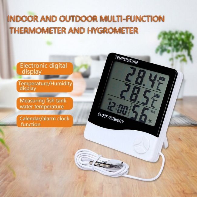 HTC-1 Thermometer Hygrometer Weather Station Temperature Humidity