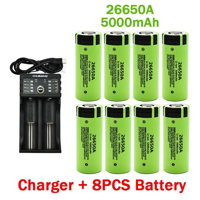 Batterie rechargeable 26650 3.7V 5000 mAh - OUT TAC