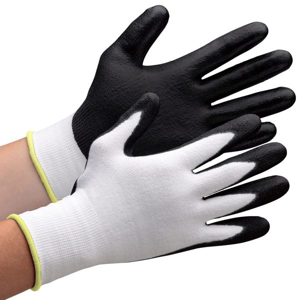 Midori Anzen Cut Resistant Gloves, For Work, Anti-Slip, Breathable, Cut Guard, 130BV LL, 10 Pairs