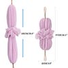 Toplive 2Pcs Bath Shower Loofah Sponge,Long Stretch Back Sponge Exfoliating Back Scrubber for Shower for Women and Men-Pink+Purple