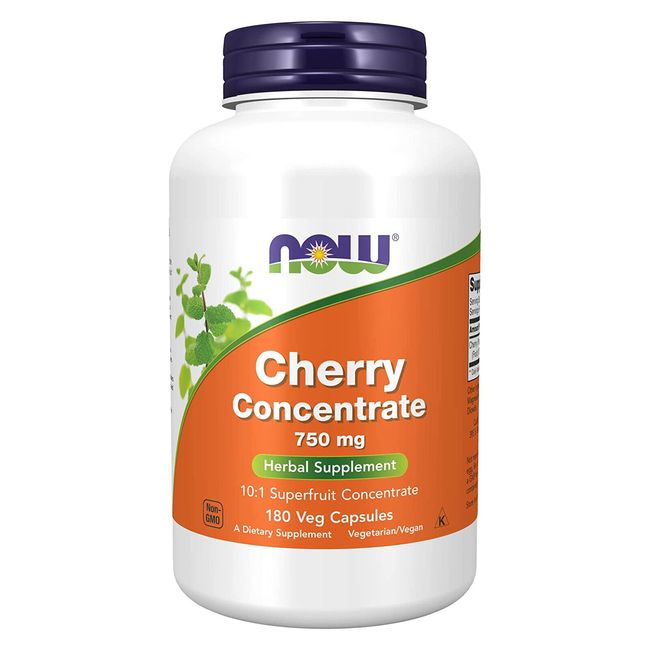 NOW FOODS Cherry Concentrate 750 mg - 180 Veg Capsules