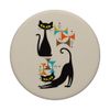 Mid-Century Modern Atomic Cat 50s 60s Style PopSockets Standard PopGrip