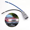 2x Male Plug Connector Socket Harness