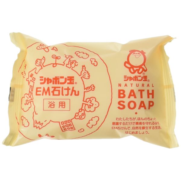 Shabondama EM Cosmetic Soap (For Bath) 3.5 oz (100 g) (Set of 10)