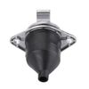 AUTO 7 Pin Trailer Plug Universal Wiring Connector Adapter Socket+24v n type socket+trailer connector+trailer lights socket
