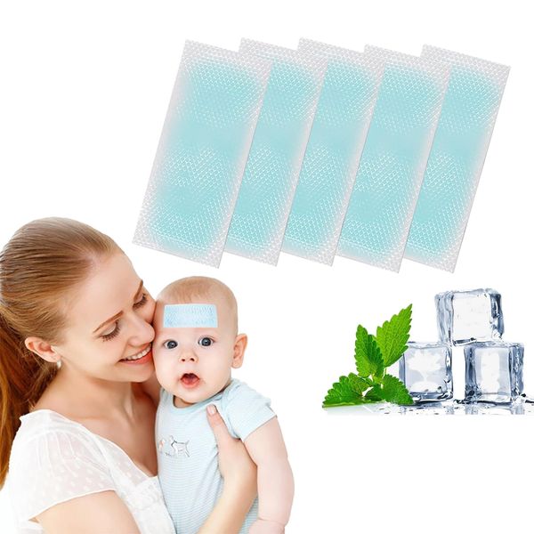 40 Sheet Small Ice Packs for Injuries Ice Heat Gel Cold Pack with Cloth Backing & Sleeve for Pain Relief, Wisdom Teeth, Breastfeeding, Tired Eyes, Face, Headaches