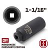 Powerbuilt 648447 3/8" Oil Pressure Sending Socket, Black