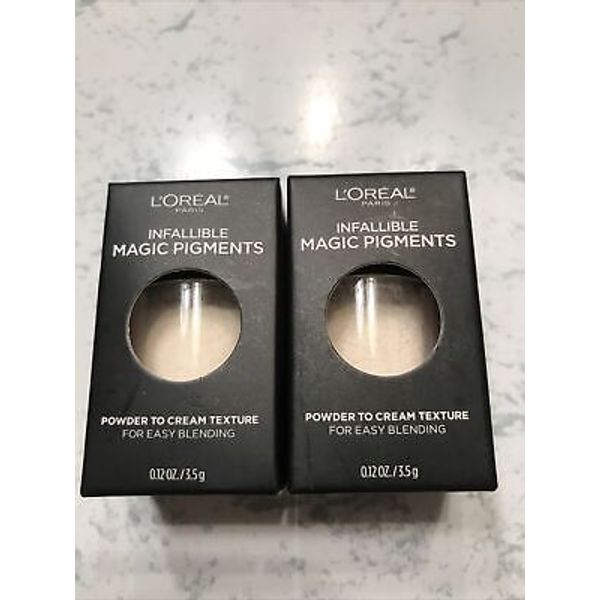 L'Oreal Infallible Magic Eye Pigments 440 Ivy League 0.12oz Set Of 2 New