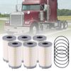 6Pcs Fuel Water Separator with O-ring for Baldwin Donaldson Freightliner Paccar