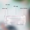 8 Packs Deodorant Containers 30ml/1oz Twist-up Deodorant Bottles Empty Plastic Bottom Filling Stick Deodorant Tube Refillable DIY Lip Blam Tubes
