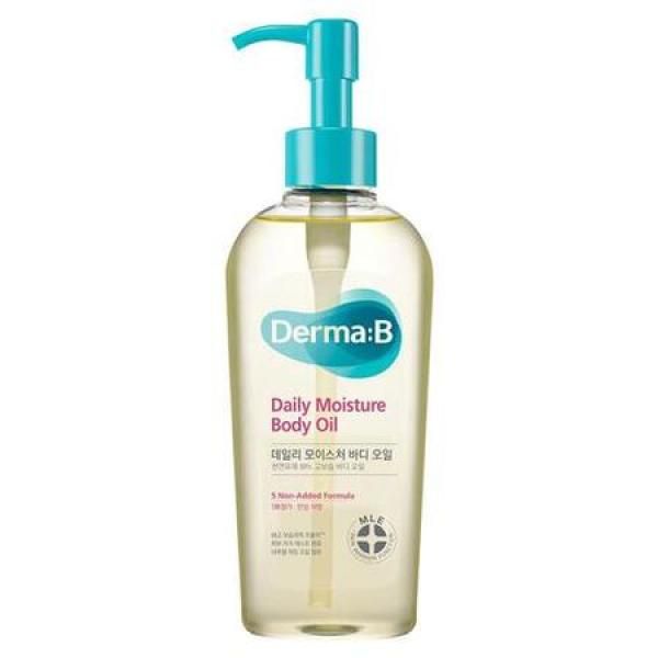 Dermabee Daily Moisture Body Oil Fresh Peach Scent 200ml_MC