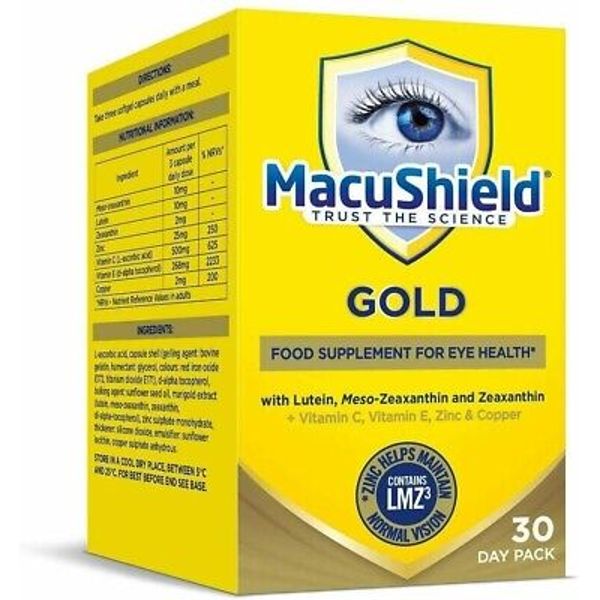 MacuShield Gold 90 Capsules Food Supplement