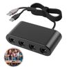 Jesiah Controller Adapter for GameCube Switch Wii U PC, 4 Port Game Controller Converter