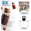 Spicy Shelf Deluxe - Expandable Spice Rack and Stackable Cabinet & Pantry Org...