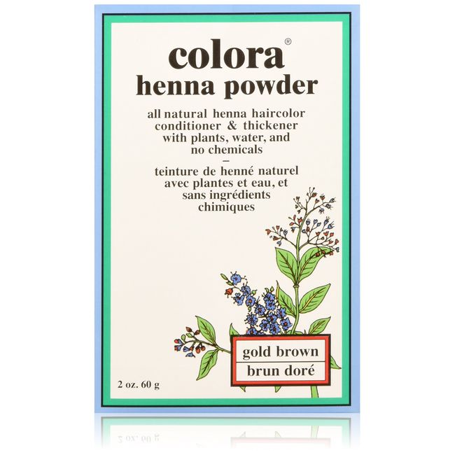 Colora Henna Powder, Gold Brown