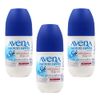 Avena Instituto Español Deodorant Roll-On Soft, Extreme Softeness, Long-Lasting, Non-Alcohol, 3-pack Of 2.5 Fo each, 3 Bottles