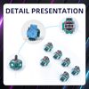 6Pcs 3D Joystick Module, Universal Joystick Game Controller Analog Stick Module for Wireless Controller, Joystick Analog Thumbstick Replacement for PS4 PS5 Joystick Controller