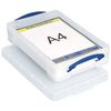 Really Useful Box 4L Storage Container with Lid and Clip Lock Handles, (10 Pack)