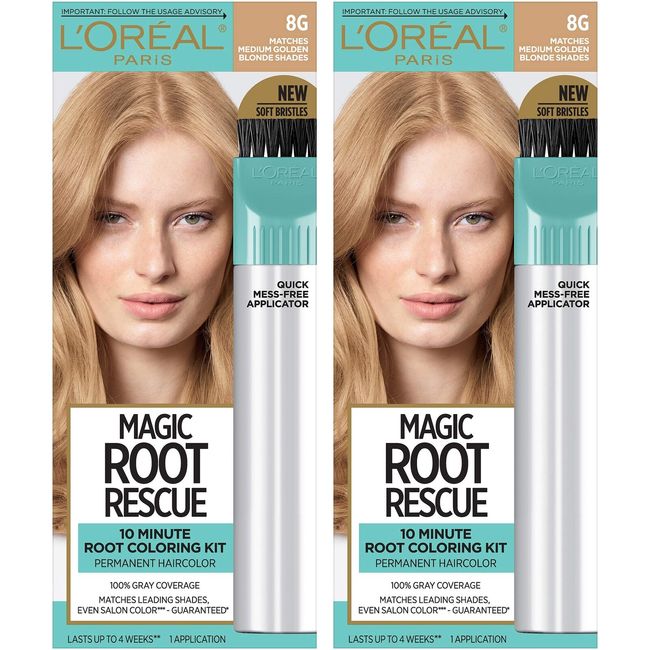 L'Oreal Paris Magic Root Rescue 10 Minute Root Hair Coloring Kit, Permanent Hair