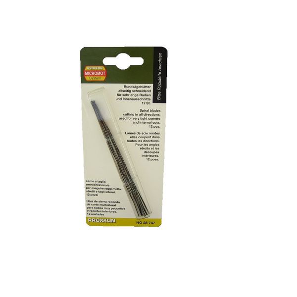 Proxxon 28747 Spiral Scroll Saw Blades Without Pin