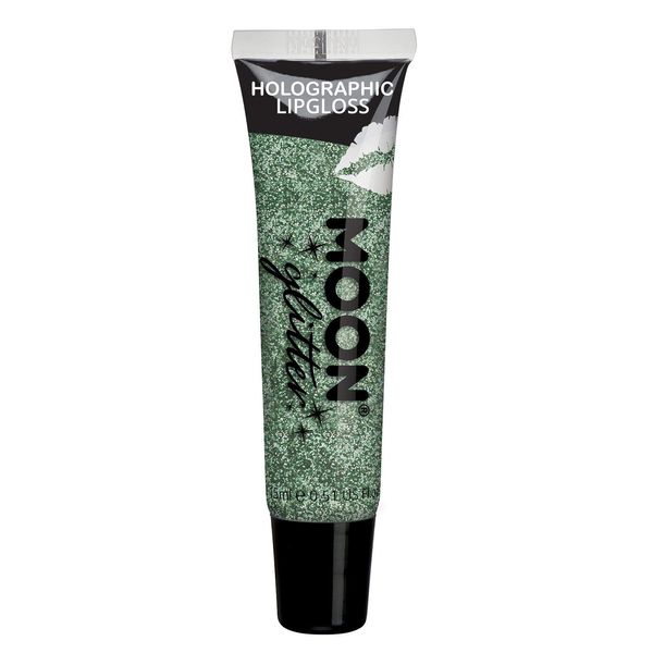 Moon Glitter Holographic Glitter Lip Gloss - 15ml - Green