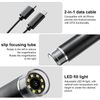 Colexy Mini Mobile Phone Microscope, 10 to 200X Adjustable Pocket Microscope, Digital Microscope for Children, Compatible with Android and iOS
