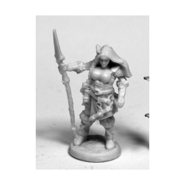REAPER Miniatures Bregan, Valkyrie #77489 Bones Unpainted Plastic Mini Figure