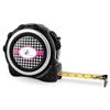 Personalized Houndstooth w/Pink Accent Tape Measure - 16 Ft