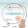 Initial c Anklet Letter Name Anklets for Women Adjustable Silver Foot Chain