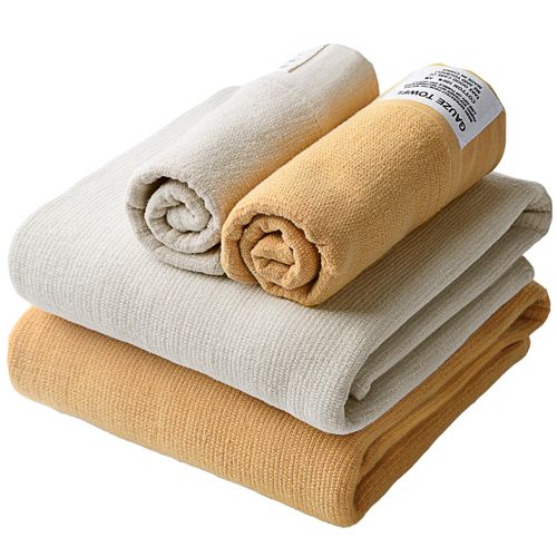 Airhercs Gauze Bath Towel, Gauze is The Key, Skin Friendly, Different Feeling, Comfortable Bathing,Worth Having,99.99% Cotton (Excluding Labels), Quicker to Dry, Super Absorbent,2 Set