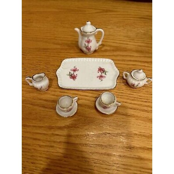 Vintage Lefton Miniature Tea Set