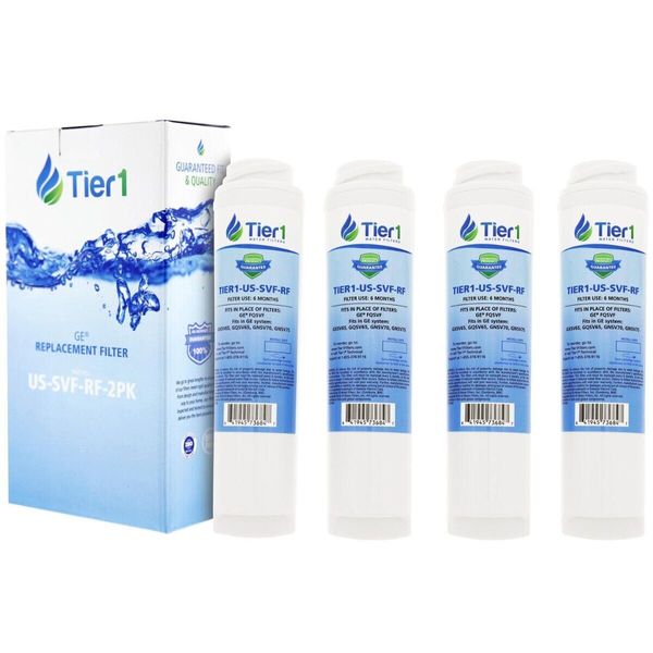 TIER1 GE FQSVF Undersink Water Filter Replacement 4 Pack