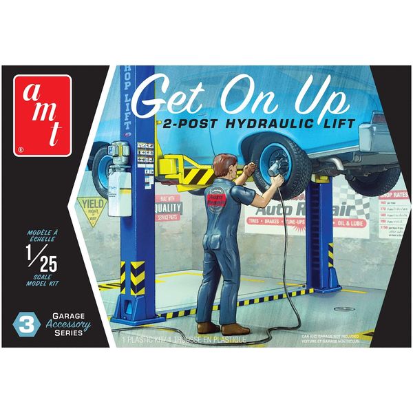 AMT 1/25 Car Model Garage Accessory Set 3 Plastic Model AMTPP017