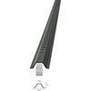 Tapco U-Channel Sign Post 6'L Green Post Holes 30" Down Post